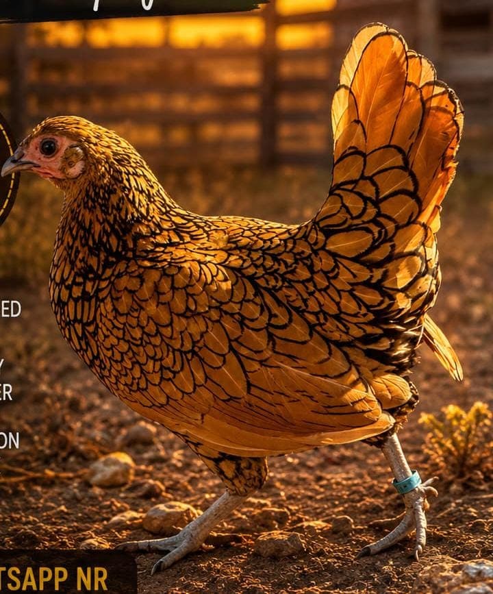Golden Laced Sebright Hen