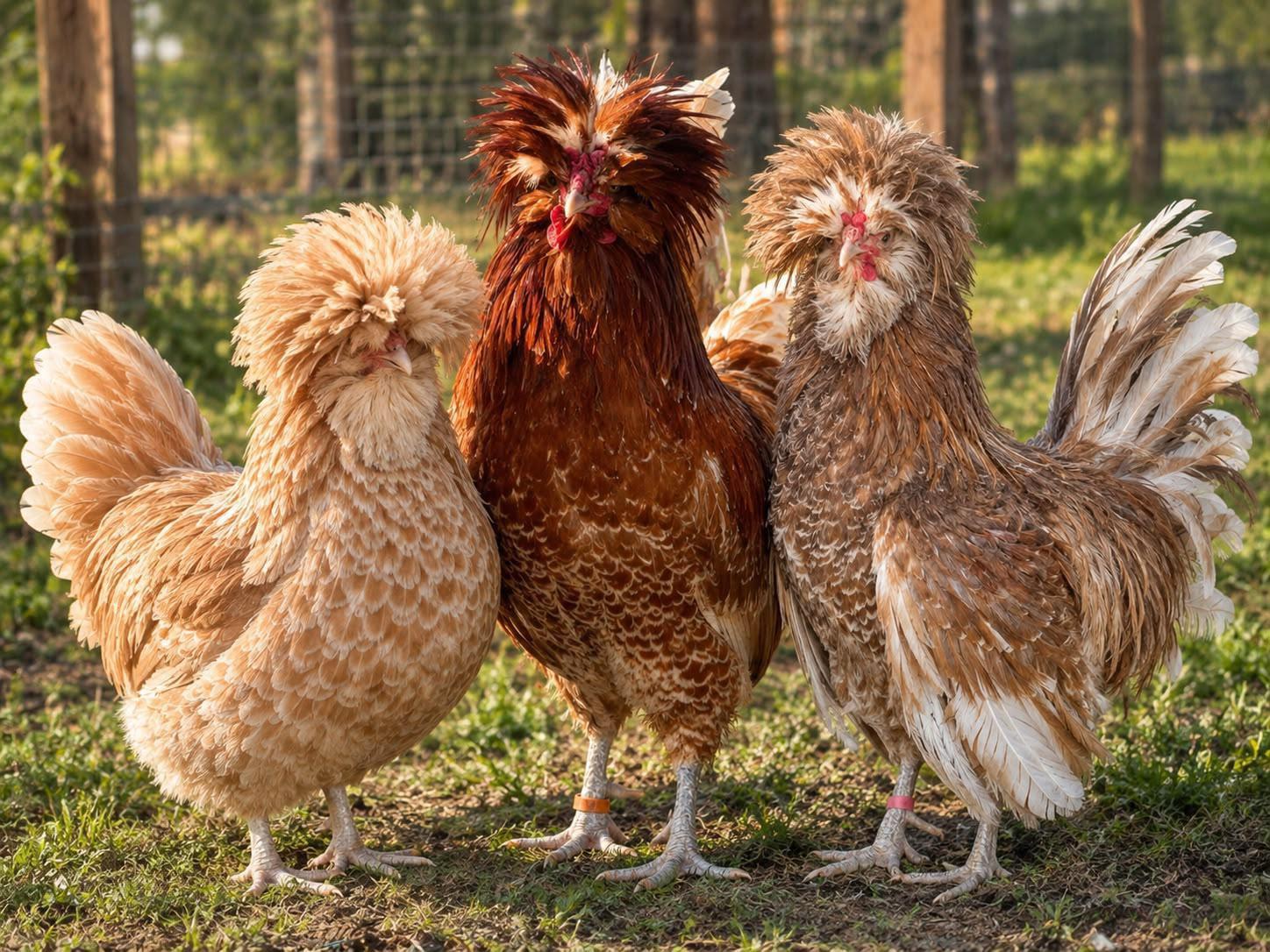 Chamois Polish & Frizzle Fertile Eggs - Show Quality