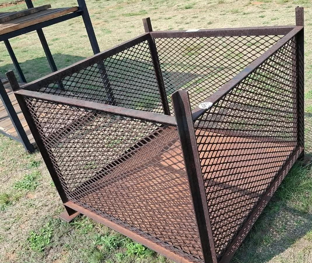 Strong metal storage box
